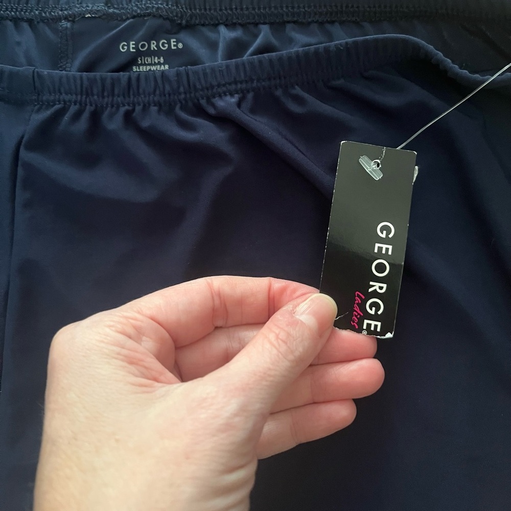 George Navy Sleepwear Pants - Picture 2 of 4